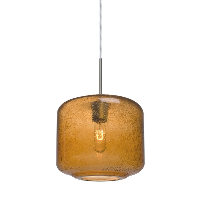 Besa 1JT-NILES10AM-SN Niles One Light Pendant Satin Nickel
