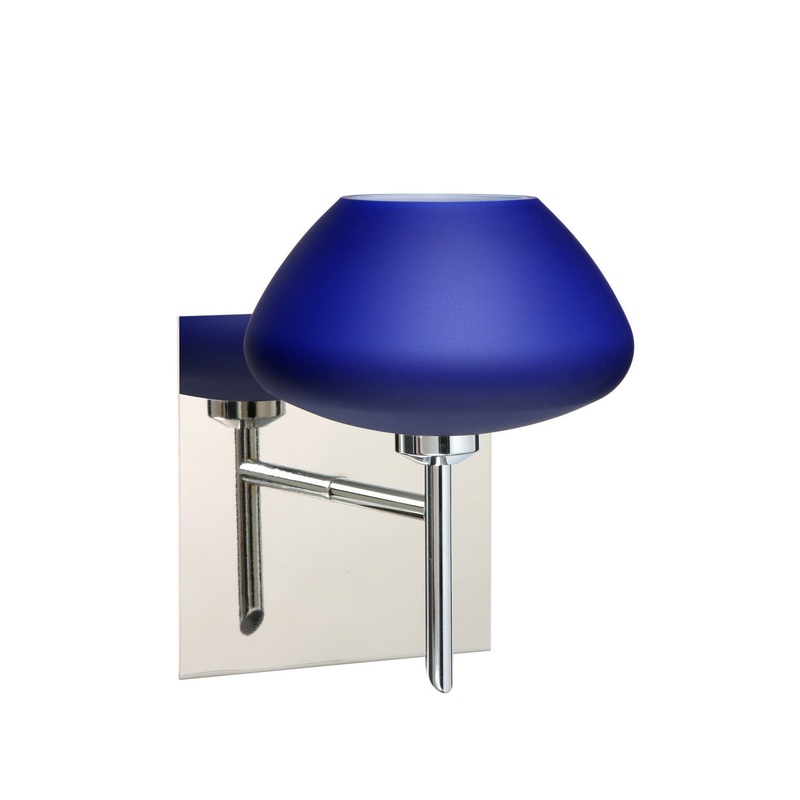 Besa 1SW-541087-CR-SQ Peri One Light Wall Sconce Chrome