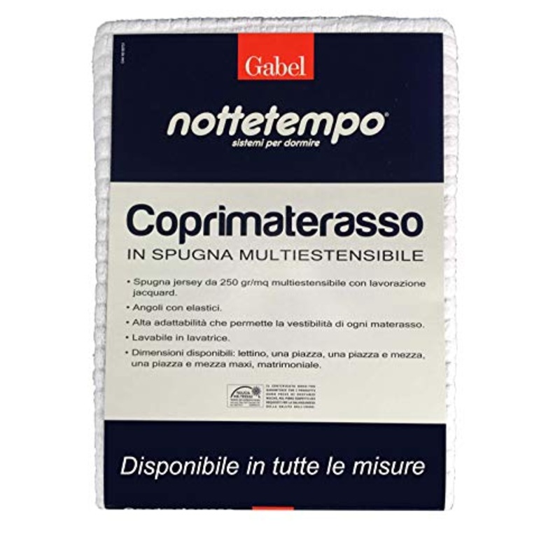 COPRIMATERASSO GABEL IN SPUGNA MULTIESTENSIBILE – MATRIMONIALE 2 PIAZZE