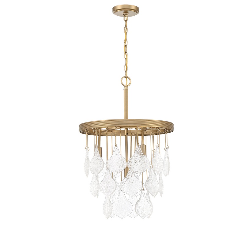Craftmade P980SB4 Vesi Four Light Pendant Satin Brass