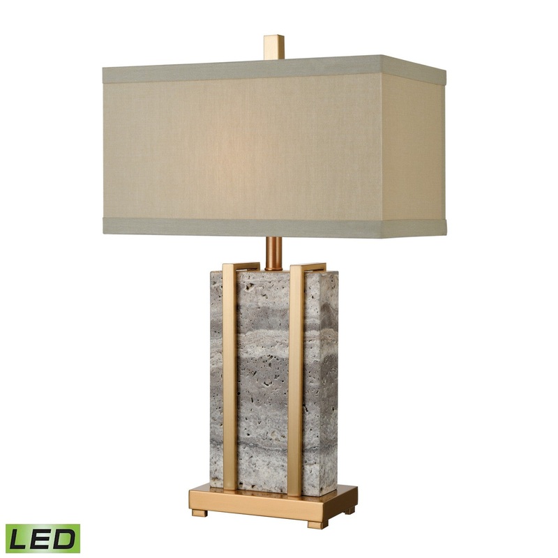 ELK Home D3894-LED Harnessed LED Table Lamp Gray