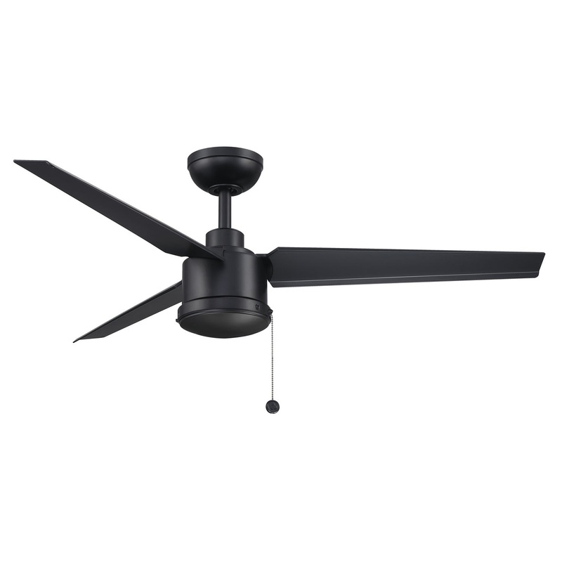 Fanimation FPD7617BLW PC/DC NL 52″ Ceiling Fan Black