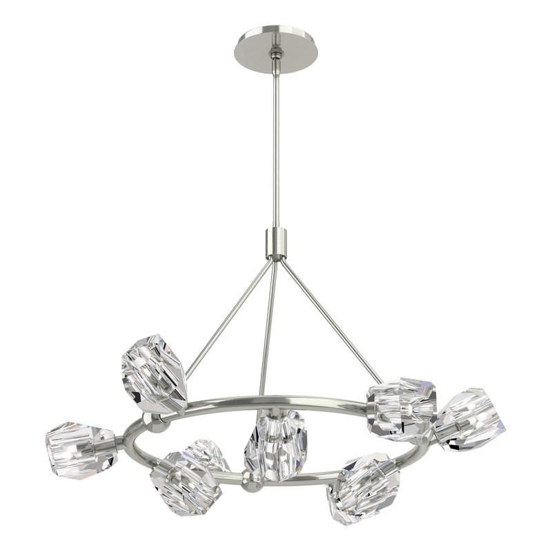 Gatsby 9-Light Ring Pendant Sterling