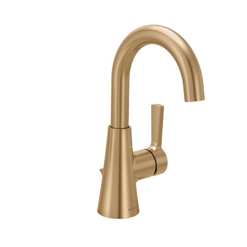 Lavatory Faucet Jase 1 Lever ADA Bronzed Gold 1.2 Gallons per Minute Pop-Up 1 Hole