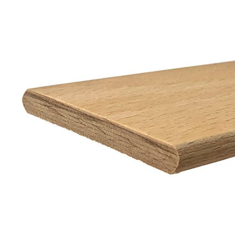 10 Listelli Curvati in Legno di Faggio – Ricambio per Doga  6,7 X 89 X 0,8 Cm