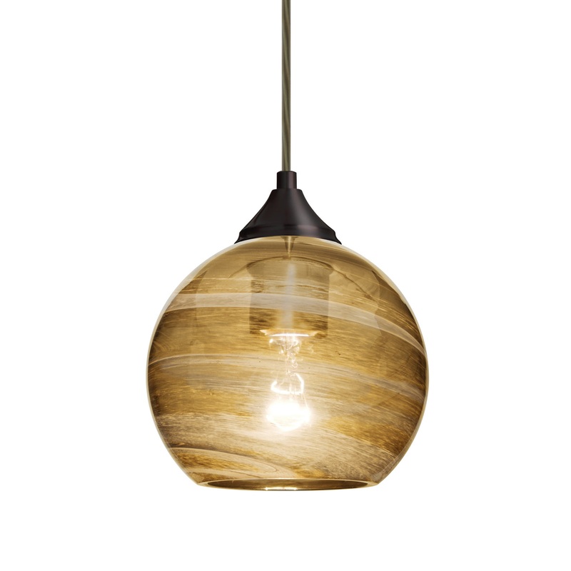 Besa 1JC-JILLYAM-BR Jilly One Light Pendant Bronze
