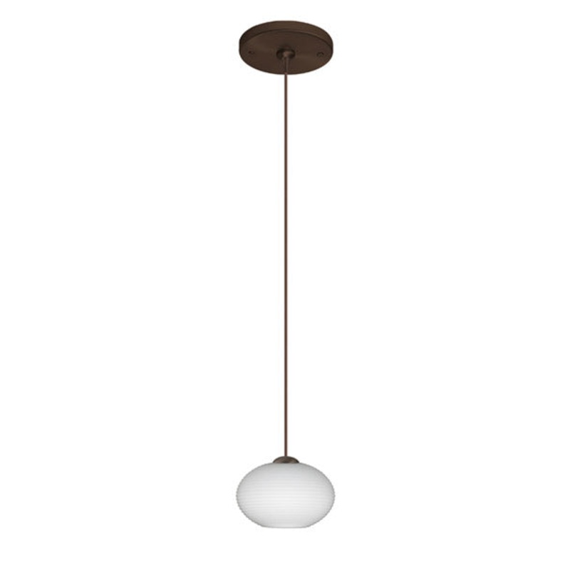 Besa 1XP-561207-BR Lasso One Light Pendant Bronze (Discontinued)