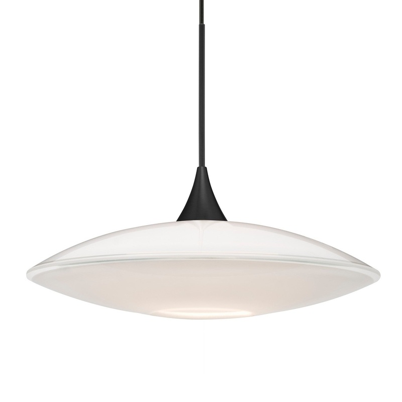 Besa 1XT-629406-BK Besa Spazio Pendant One Light Pendant Black