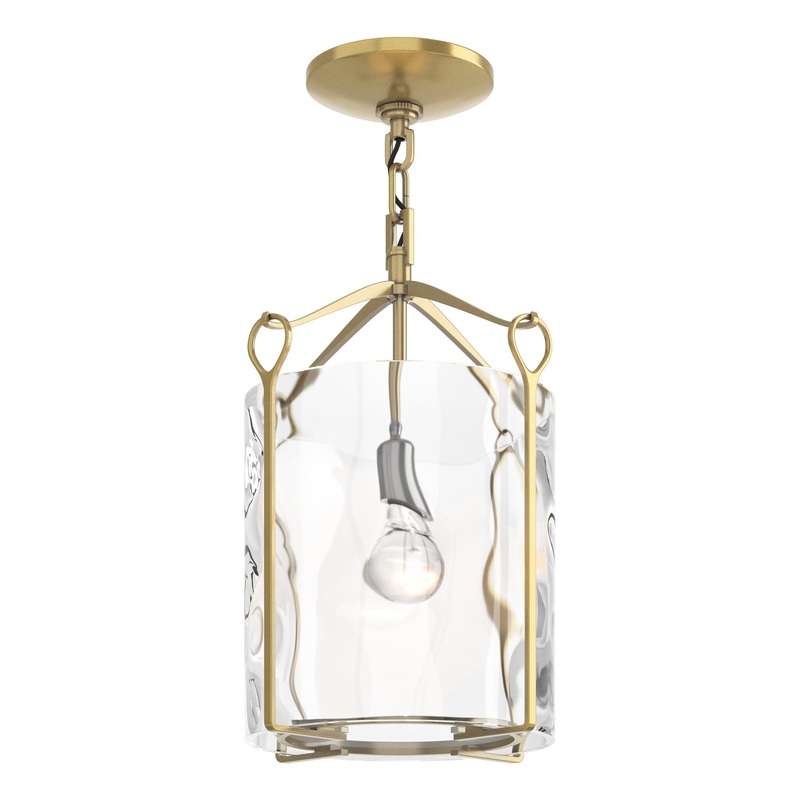 Bow Semi-Flush Modern Brass Water Glass (LL)
