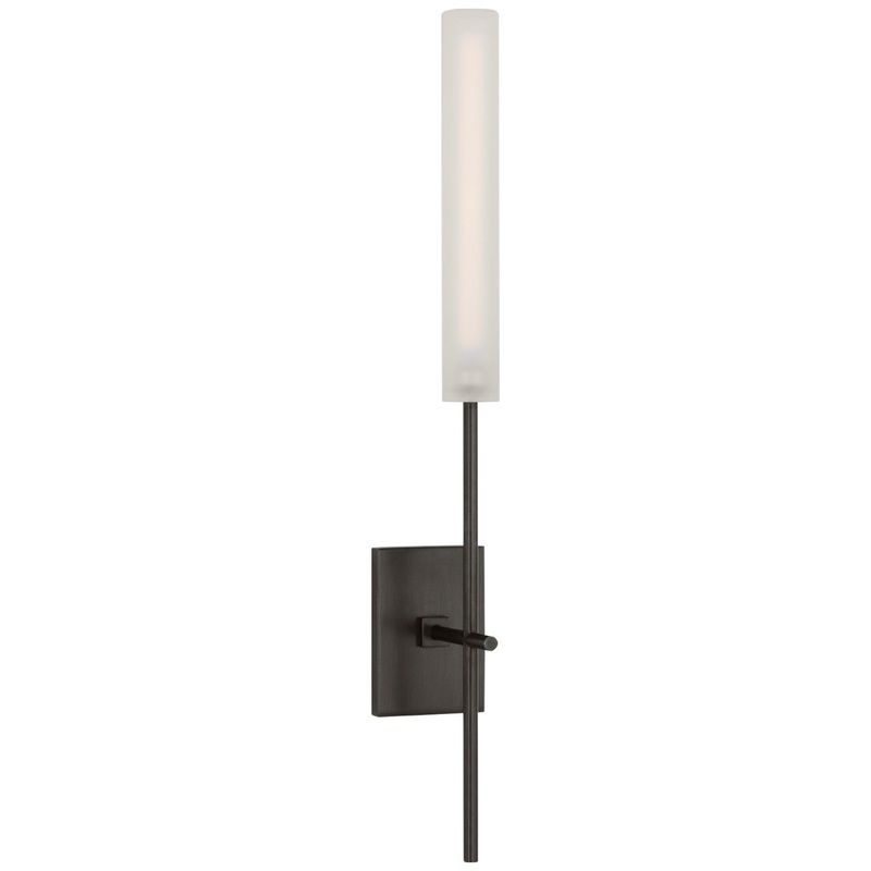 LED Wall Sconce from the Fay Collection in Bronze Finish by Visual Comfort Signature