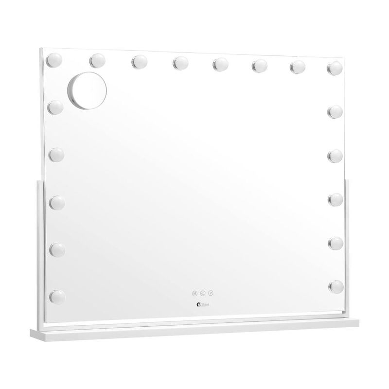 Makeup Mirrors LED Bluetooth Rotatable 80x65cm