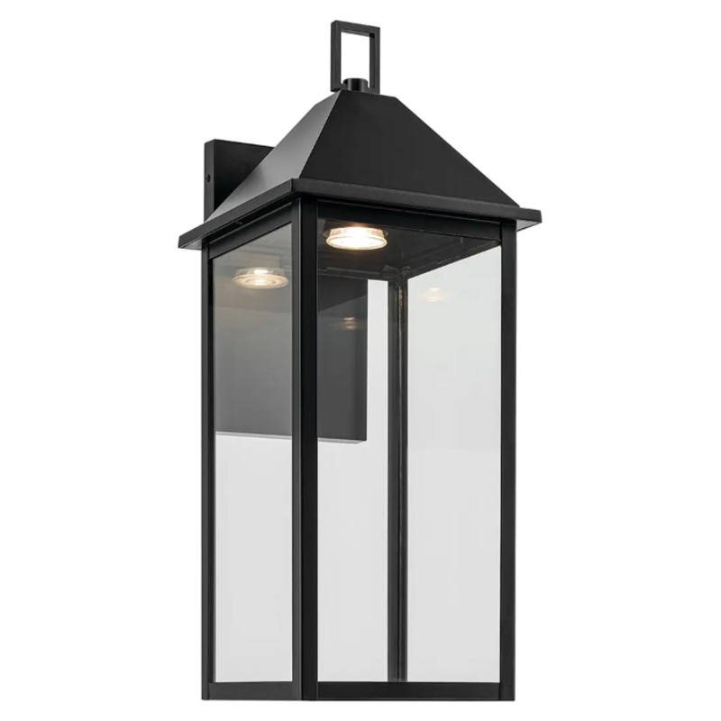 Prin 22″ 1-Light Outdoor Wall Light Black Dark Sky Compliant