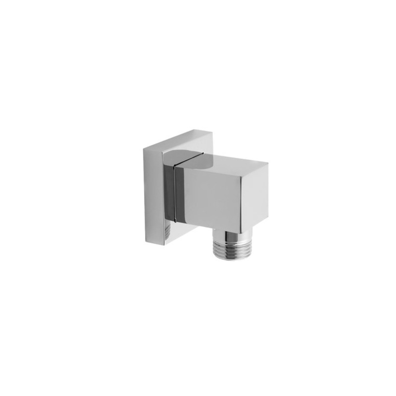 Supply Elbow Cubix Water Polished Chrome Brass for Cubix and Contemporary Style wall Bars and Handshower Holder