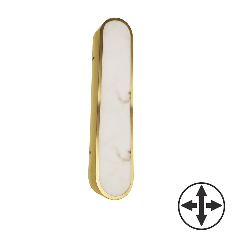Walsh 30W Wall Sconce Aged Brass