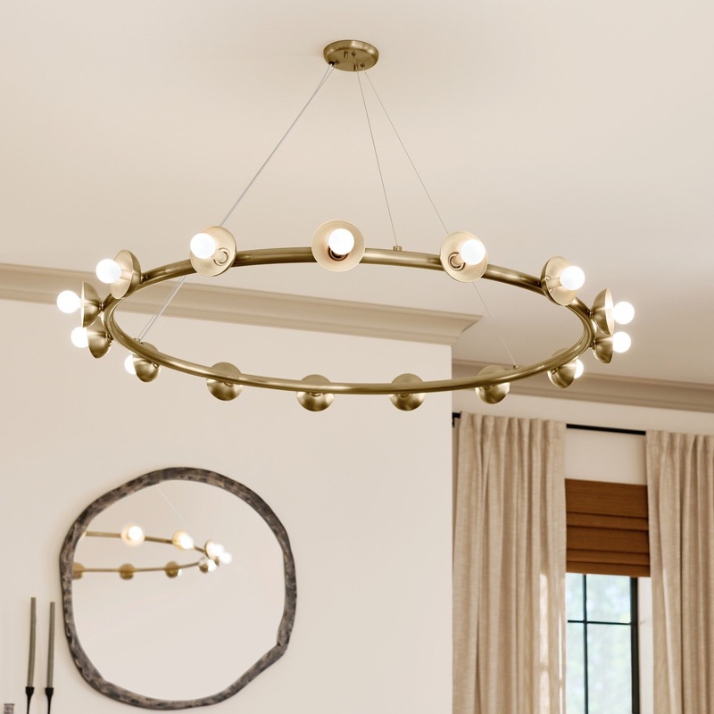 15 Light Chandelier from the Palta Collection in Champagne Bronze Finish by Kichler