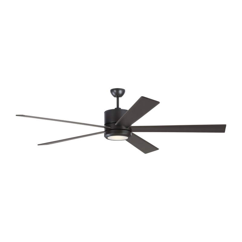 72″Ceiling Fan from the Vision Collection in Oil Rubbed Bronze Finish by Generation Lighting.