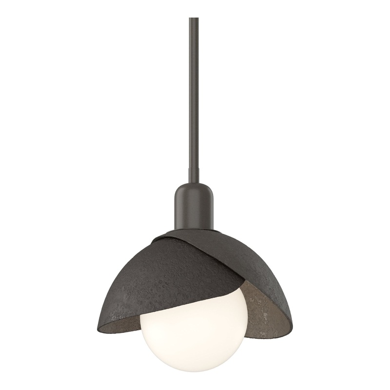 Brooklyn Double Shade Mini Pendant Dark Smoke Oil Rubbed Bronze