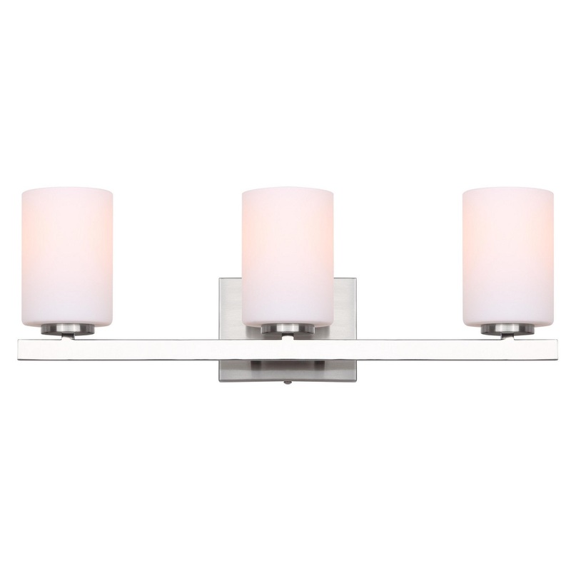 Canarm IVL1093A03BN Jae Three Light Vanity Brushed Nickel