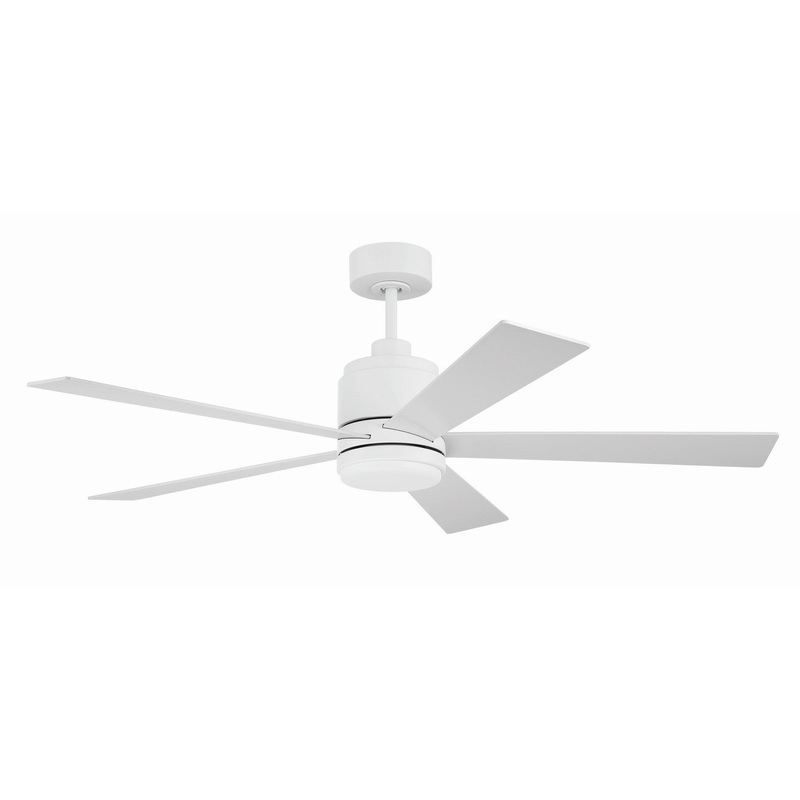 Craftmade MCY52W5 McCoy 52 5 Blade 52″Ceiling Fan White