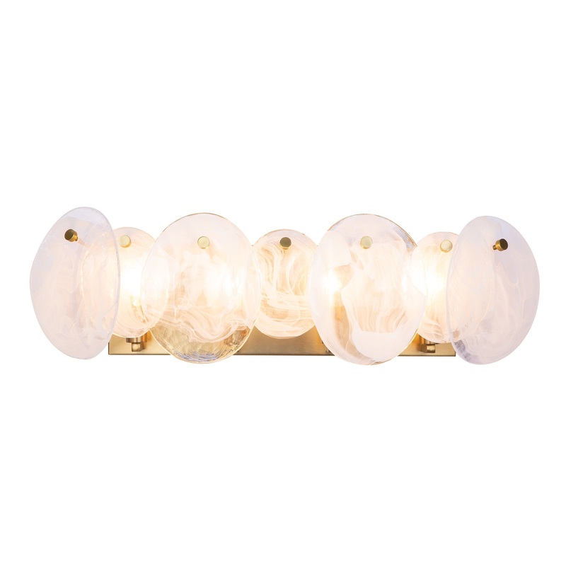 Lily Bathroom Vanity – Brushed Brass / 4-Light