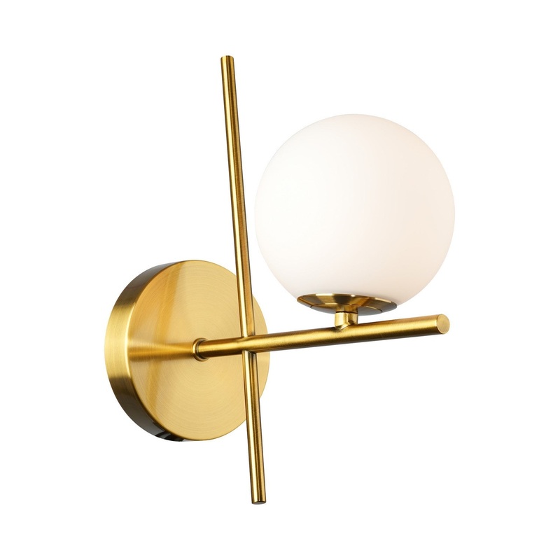 Modena Wall Sconce – Plated Brushed Brass