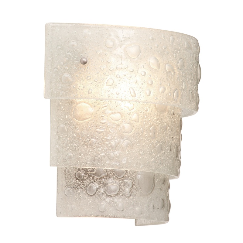 One Light Wall Sconce from the Cirrus Collection in Satin Nickel Finish by Kalco