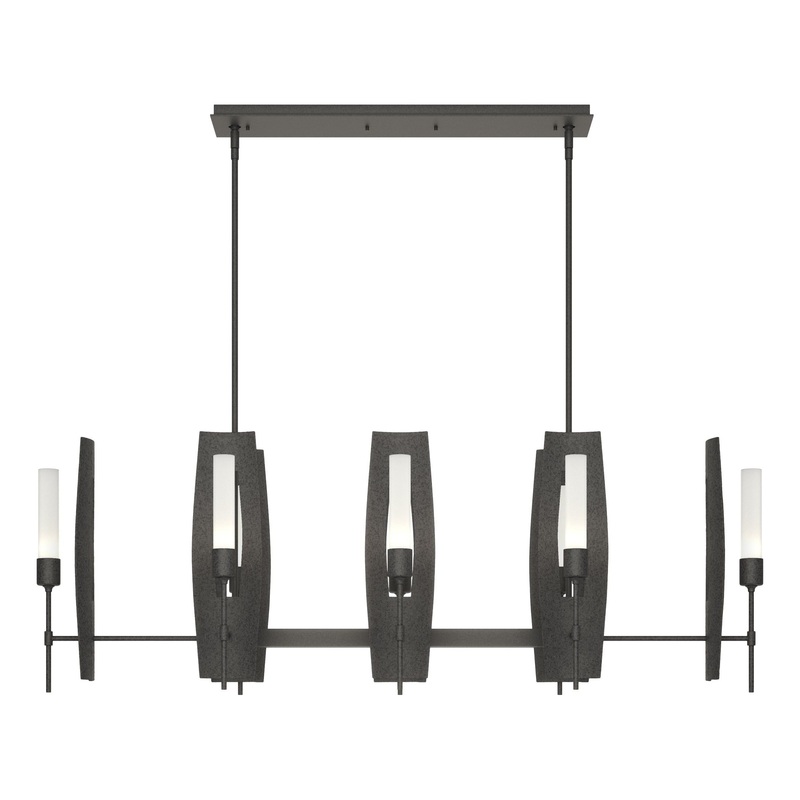 Passage 8-Light Pendant Natural Iron Frosted Glass (FD)