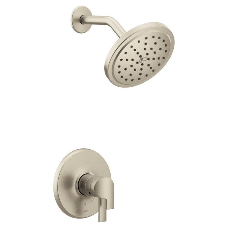 Shower Trim Doux M-Core 4-Series 2 Lever Brushed Nickel WaterSense ADA 1.75 Gallons per Minute