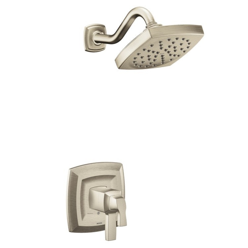 Shower Trim Voss M-Core 4-Series 2 Lever Brushed Nickel WaterSense ADA 1.75 Gallons per Minute