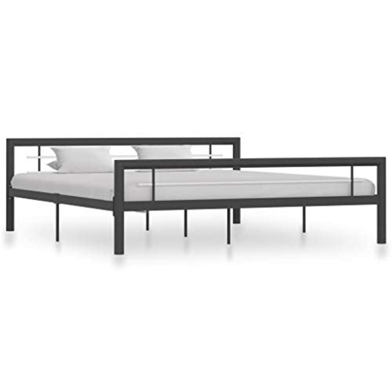 SKM Giroletto Grigio e Bianco in Metallo 180×200 cm