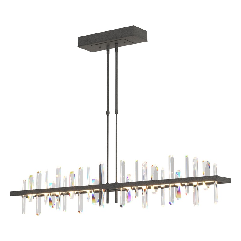 Solitude Large LED Pendant Natural Iron