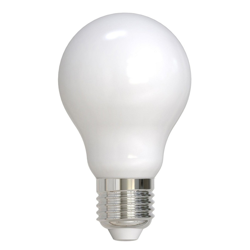 9 Watt A19 Milky, 800  Lumens, E26 base, 120 Volt Warm Dim Light Bulb by Bulbrite