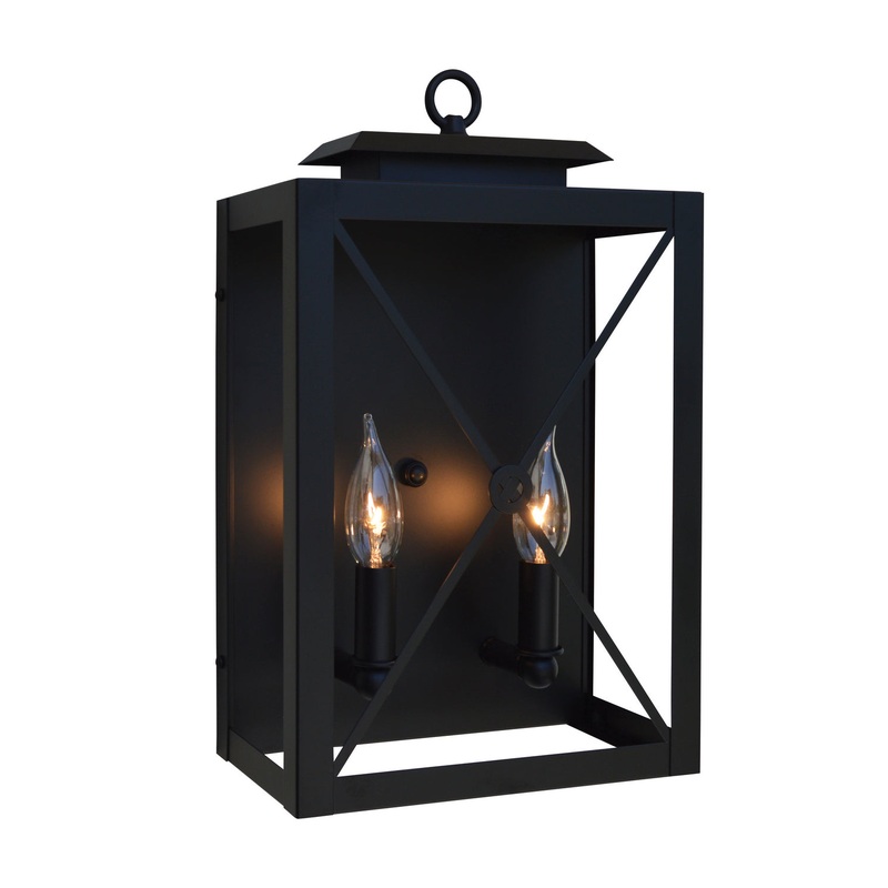 Arroyo EXS-9CLR-BZ Exeter Two Light Wall Sconce Bronze