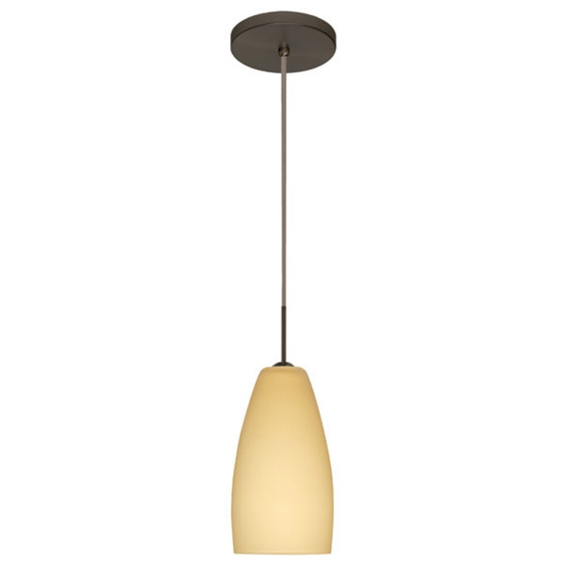 Besa 1BT-1509VM-BR Chrissy One Light Pendant Bronze