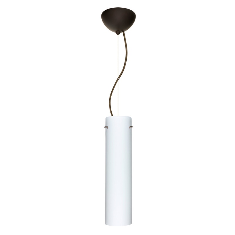 Besa 1KX-722407-LED-BR Stilo One Light Pendant Bronze