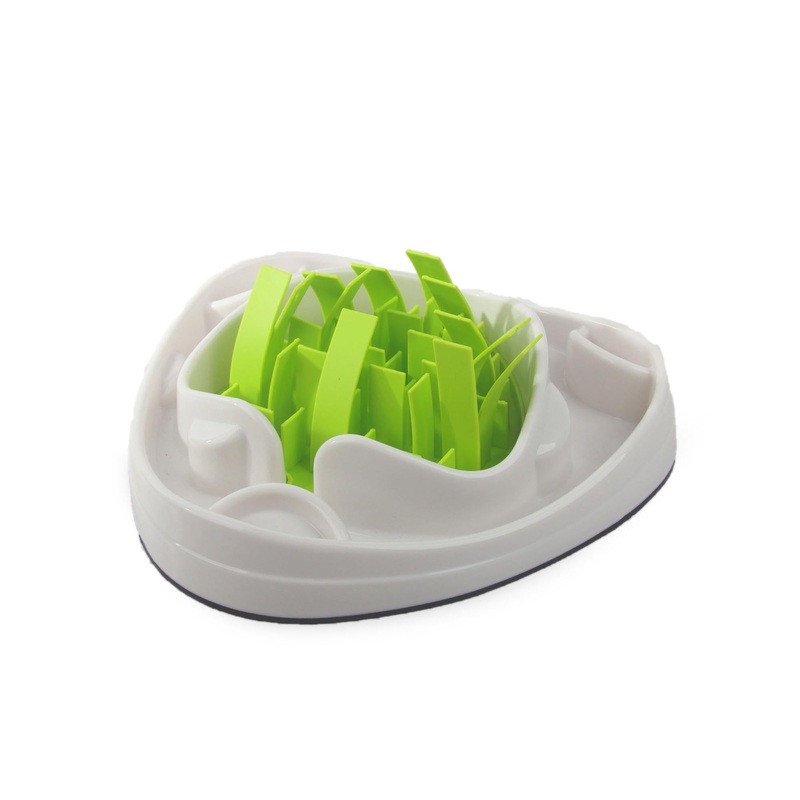 Dog Slow Feeder Bowl – Interactive Puzzle Anti Gulp Puppy Eating Maze AFP Pet