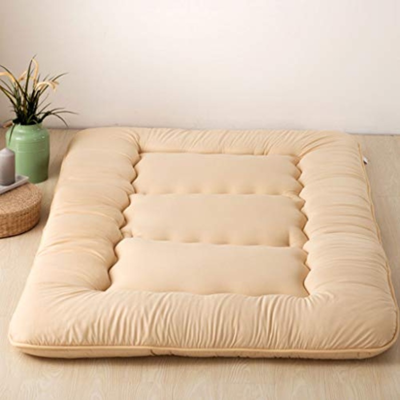 Giapponese Piano materasso futon materasso, addensare Tatami Sleeping Divani Letto pieghevole Pad Roll Up materasso ragazze dei ragazzi Dormitorio Materasso Pad bambini Piano Lounger e divani, viola,