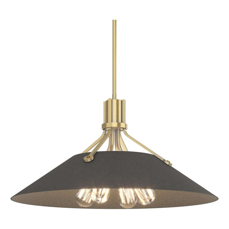 Henry Pendant Modern Brass Natural Iron