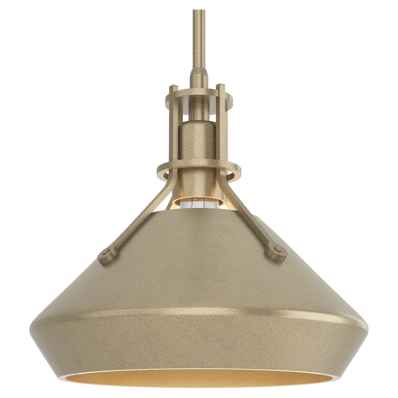 Henry Pendant with Chamfer Soft Gold Soft Gold
