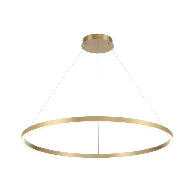 LED Chandelier from the Spunto Collection in Gold Finish by Eurofase