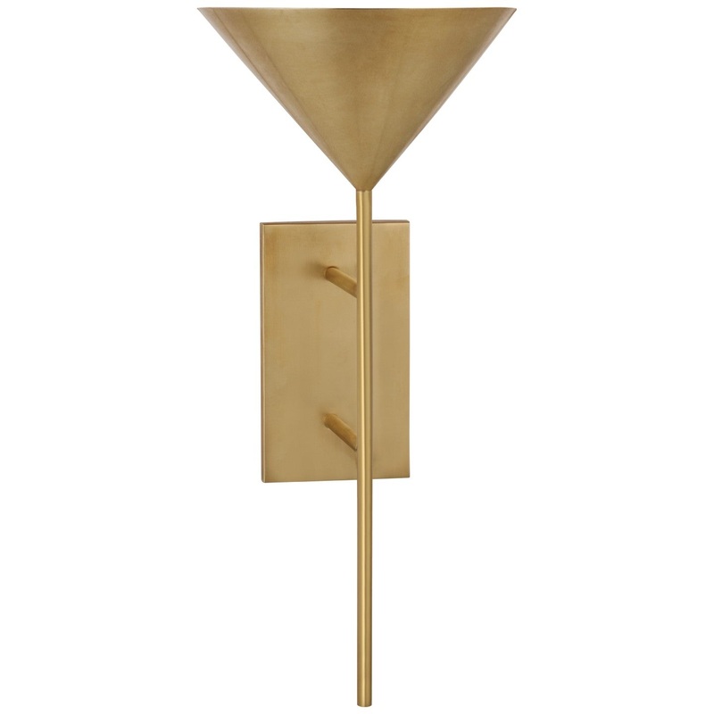LED Wall Sconce from the Orsay Collection in Hand-Rubbed Antique Brass Finish by Visual Comfort Signature