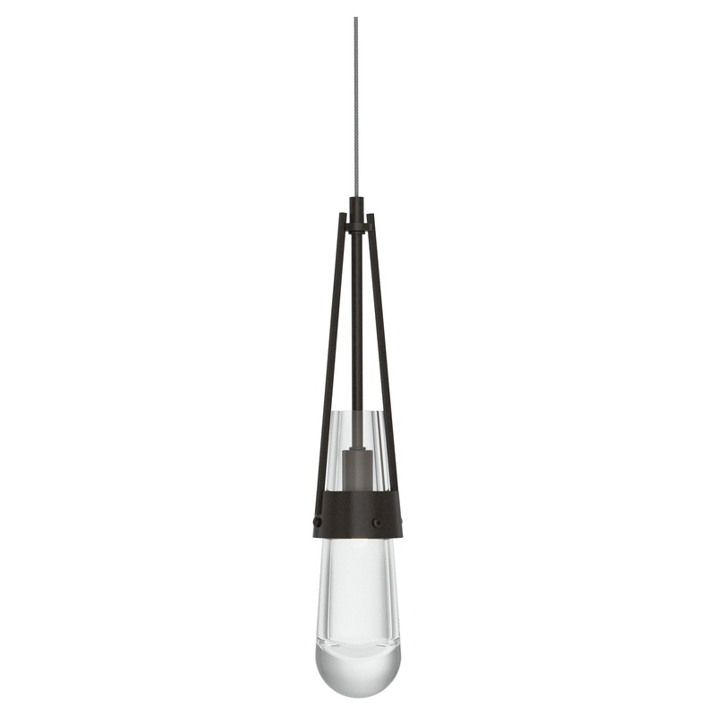 Link Clear Glass Low Voltage Mini Pendant Oil Rubbed Bronze
