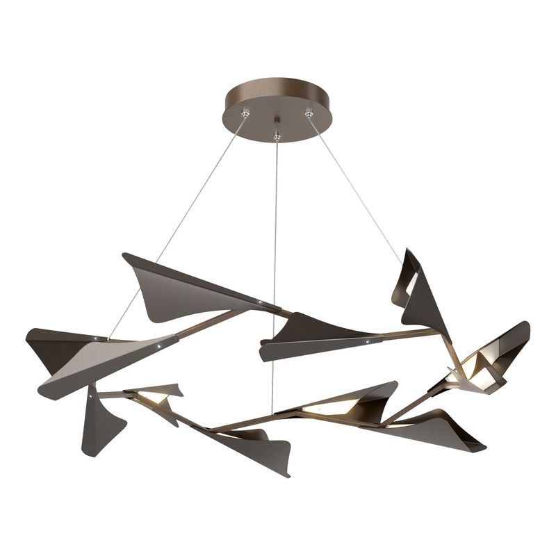 Plume 12-Light LED Pendant Bronze Oil Rubbed Bronze
