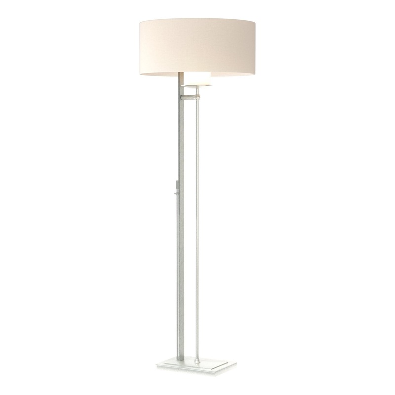 Rook Floor Lamp Vintage Platinum Flax Shade (SE)