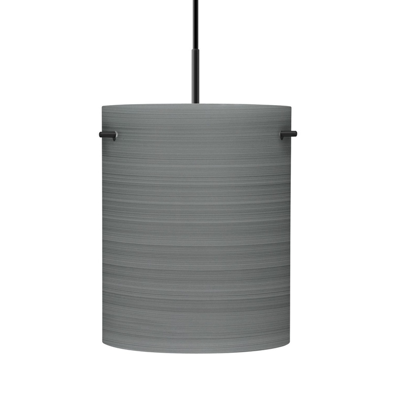 Besa 1JC-4006TN-BK Besa Tamburo 8 Pendant One Light Pendant Black