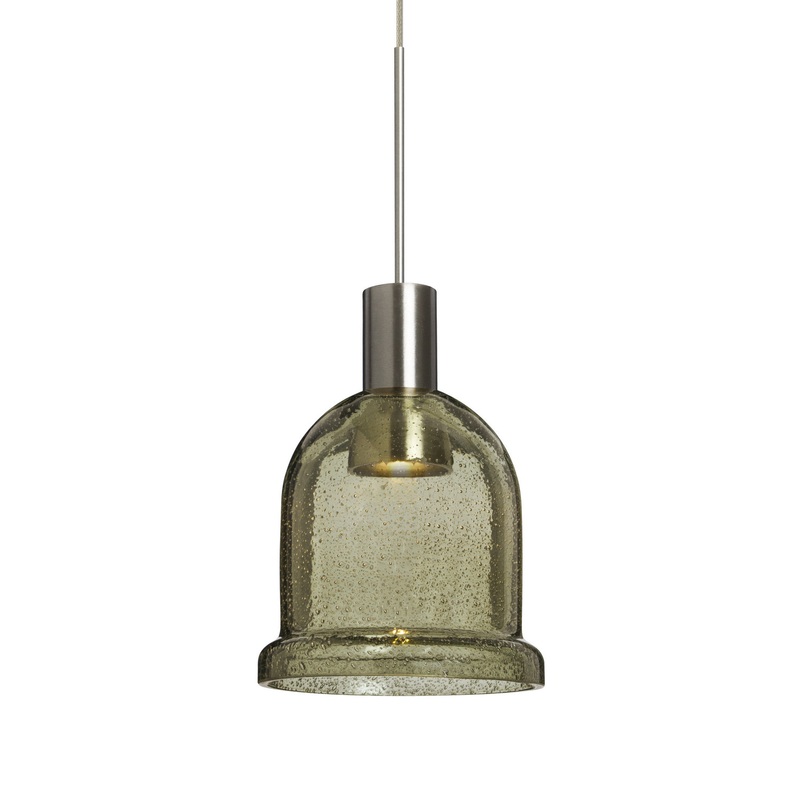 Besa 1XT-KIBALT-LED-SN Kiba LED Pendant Satin Nickel