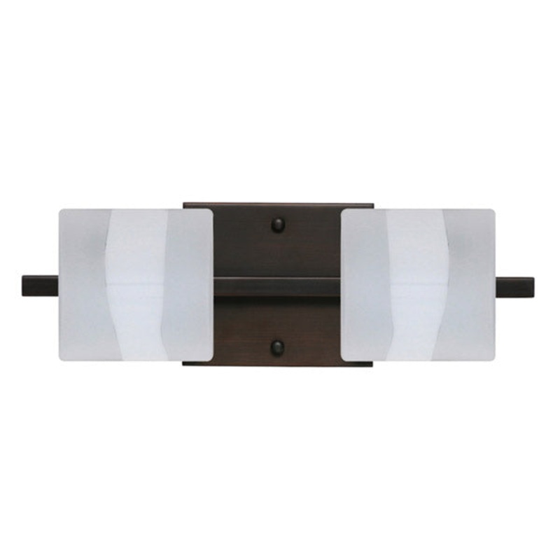 Besa 2WS-787399-BR Paolo Two Light Wall Sconce Bronze (Discontinued)