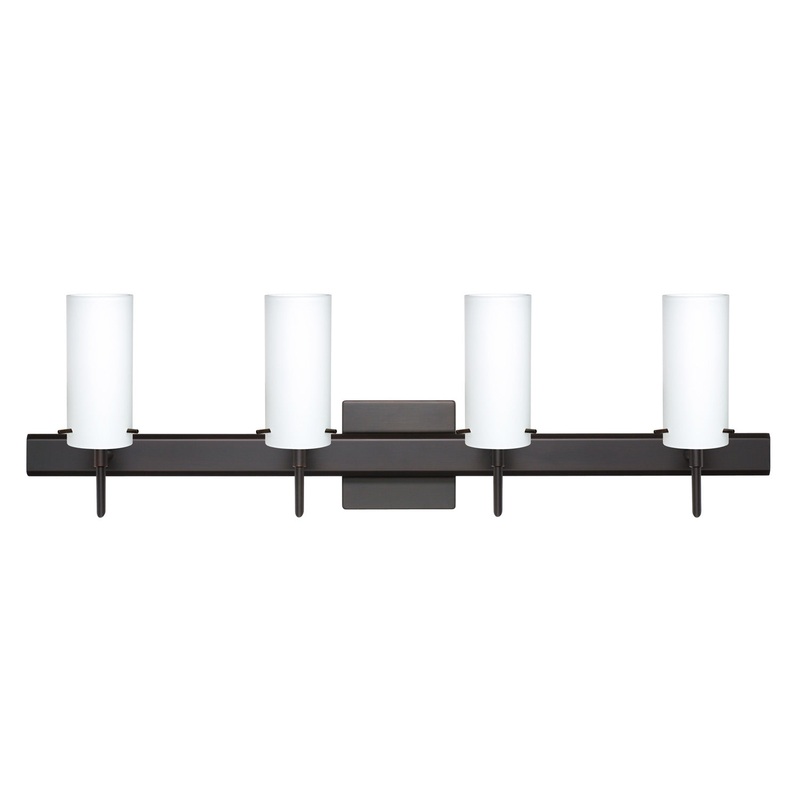 Besa 4SW-440307-BR-SQ Copa Four Light Wall Sconce Bronze (Discontinued)