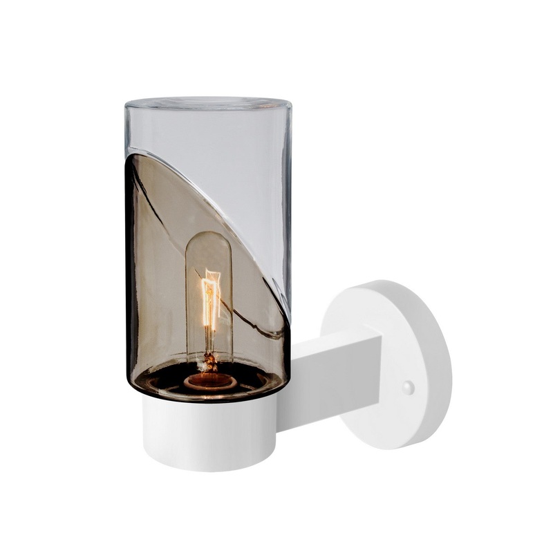 Besa BLINKSM-WALL-EDIL-WH Besa Blink Outdoor Sconce LED Outdoor Wall Sconce White