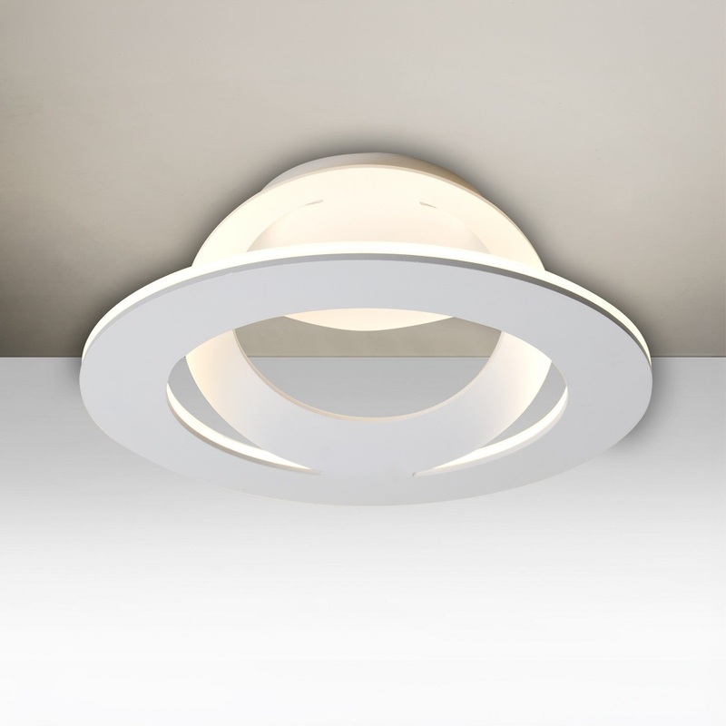 Besa CUE-LED-WH Besa Cue Flush Mount LED Ceiling Mount White